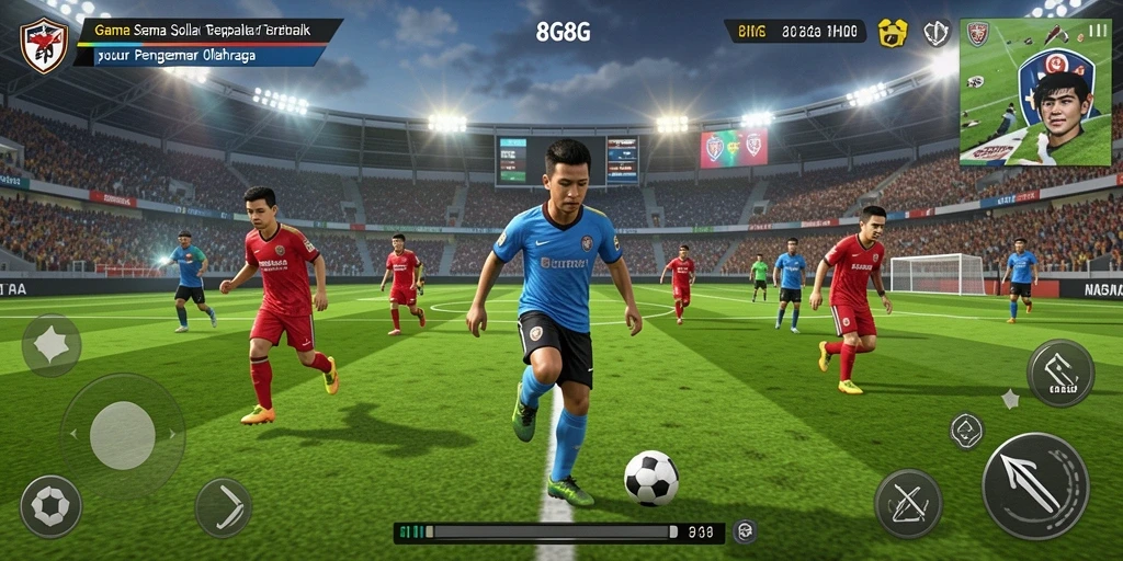 Tangkapan layar dari gameplay mendebarkan di 8G8G
