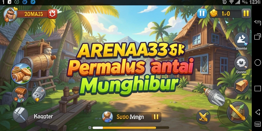 Tampilan gameplay ARENA333 yang penuh warna dan menghibur.