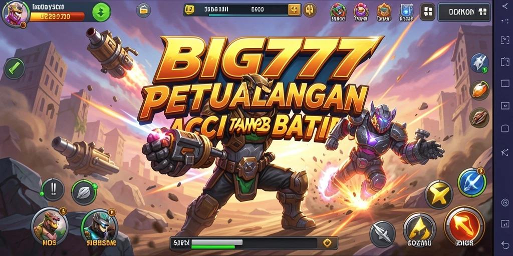 Tangkapan layar utama BIG777 menampilkan aksi seru dan grafis menakjubkan.
