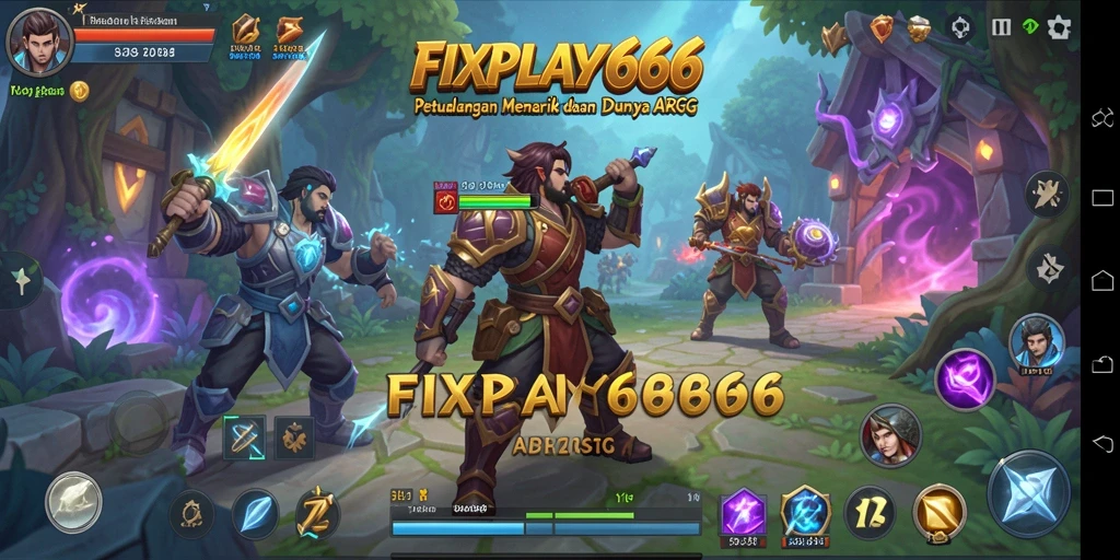 Tampilan aksi epik dalam game ARPG FIXPLAY666.