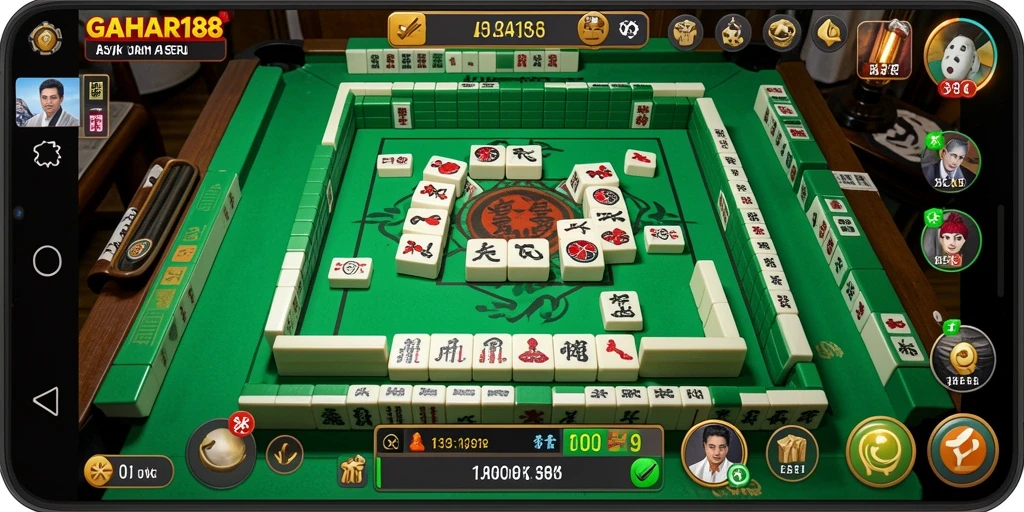 Tangkapan layar GAHAR188 menampilkan gameplay Mahjong yang menarik dan memikat.