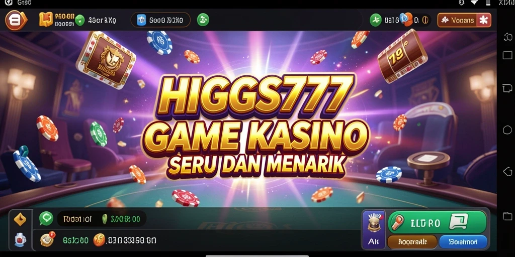 Screenshot HIGGS777 menampilkan gameplay Kasino yang seru dan menarik.