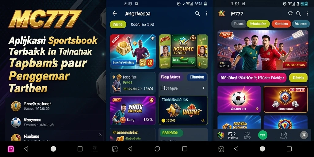 Tampilan menarik dari gameplay taruhan olahraga MC777 yang seru.