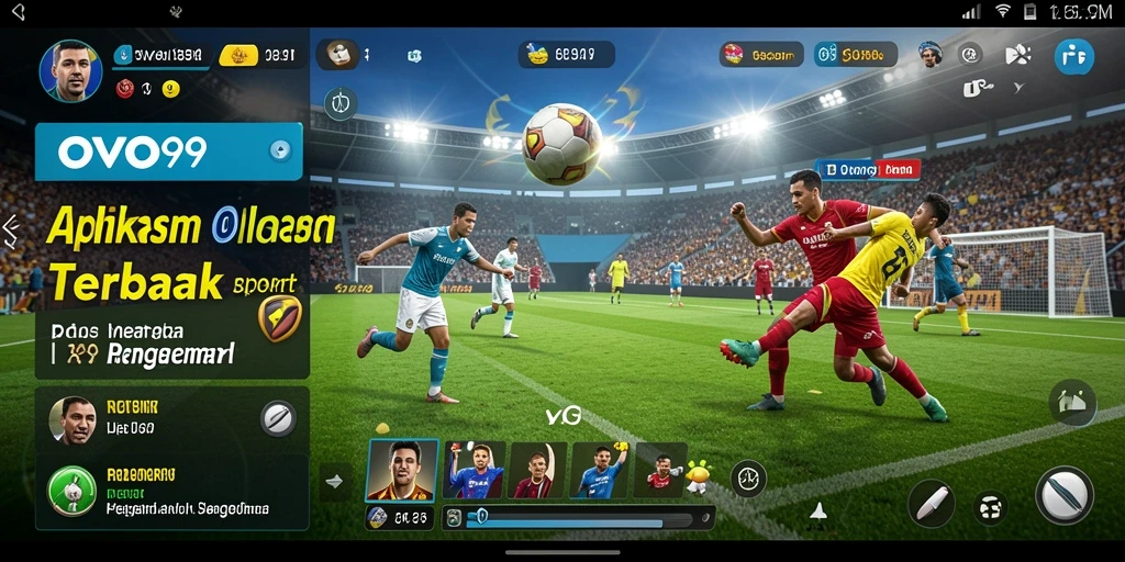Tampilan gameplay OVO99 yang menampilkan berbagai olahraga seru.