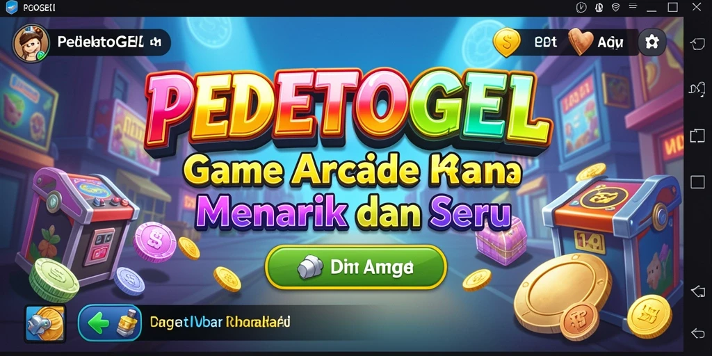 Screenshot gameplay PEDETOGEL yang menampilkan aksi seru dan tantangan arcade.