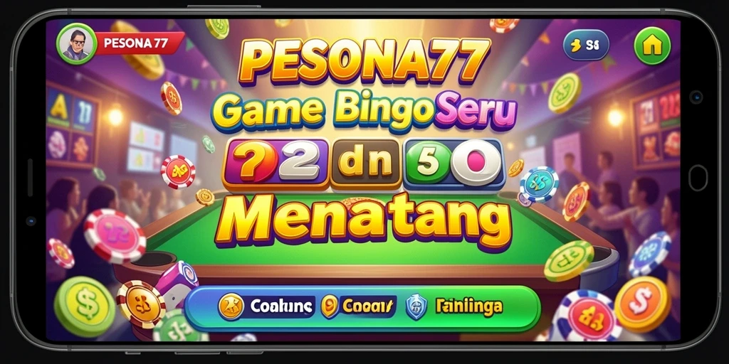 Tampilan gameplay seru Bingo di PESONA77.