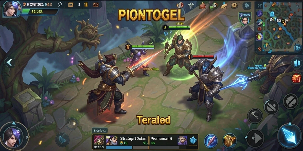 Tampilan gameplay PIONTOGEL yang dinamis dan strategis.