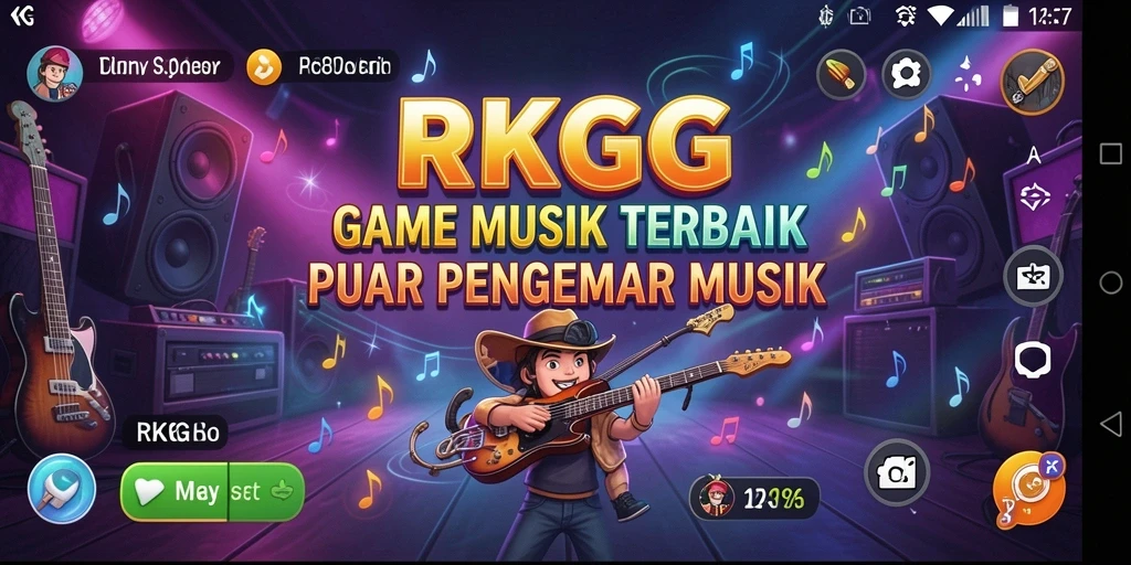 Gameplay seru RKGG dengan berbagai alat musik.