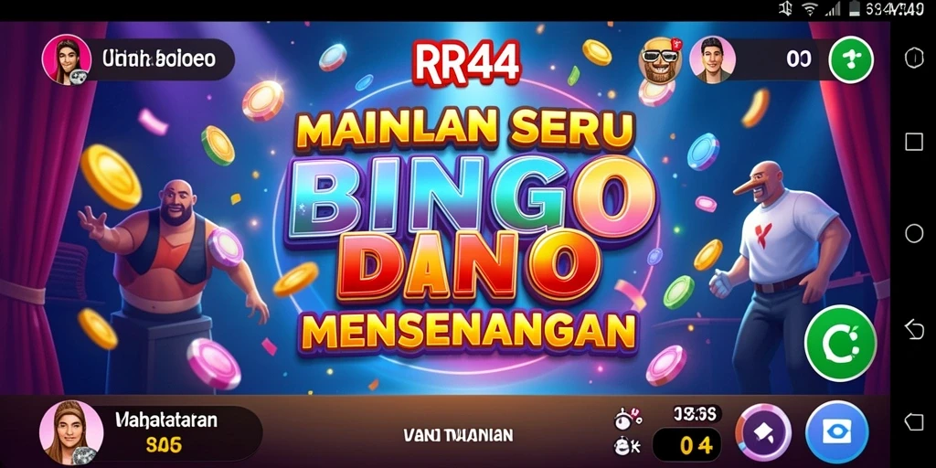 Tampilan gameplay Bingo yang seru dan interaktif di RR44.